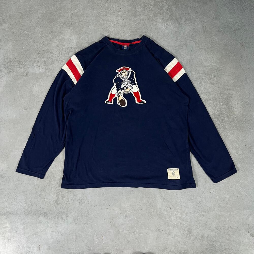 Vintage Reebok NFL New England Patriots Men's Size XL Long Sleeve Shirt